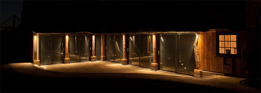 Barn Conversion, Churchover — night