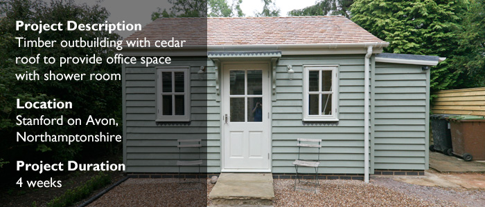 Timber Frame Office, Stanford on Avon